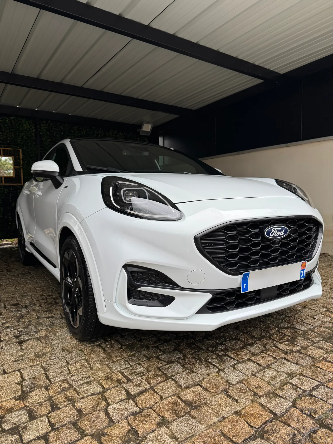 Ford Puma après lavage carrosserie à la main
